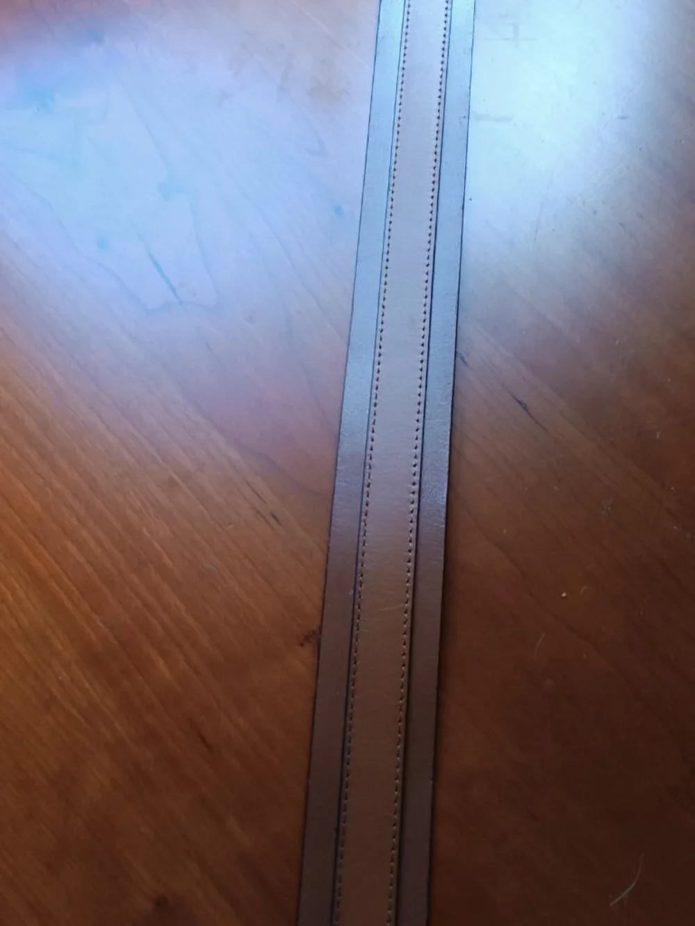 J. Crew Tapered Light Brown Leather Belt Size S/M - Picture 9 of 9
